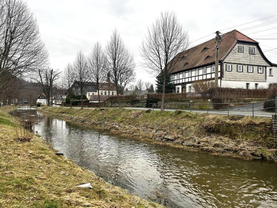 Rustikales Studio-Apartment Blockstube Im Haus Selma Grossschoenau Luaran gambar