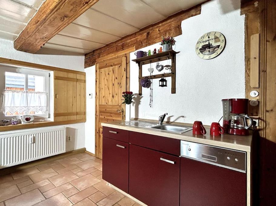 Rustikales Studio-Apartment Blockstube Im Haus Selma Grossschoenau Luaran gambar
